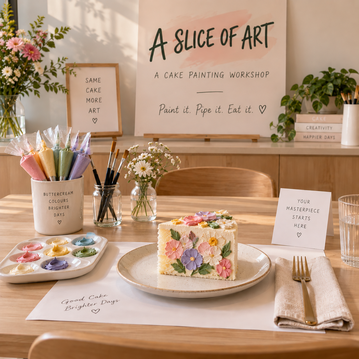 Paint it. Pipe it. Eat it.